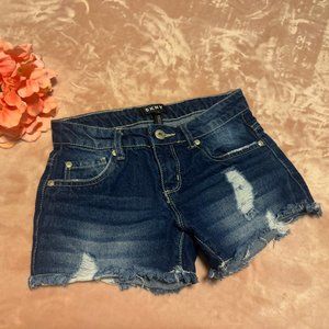 DKNY Girls Frayed Jean Shorts Size 7